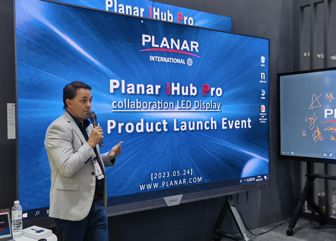 InfoComm Asia | amjs澳金沙门Planar全球首发第四代Micro LED智能一体机